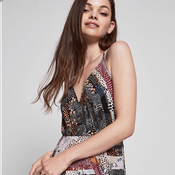 BCBGeneration Dresses & Skirts - BCBG Pebble Stripe Print High-Low Dress Size M